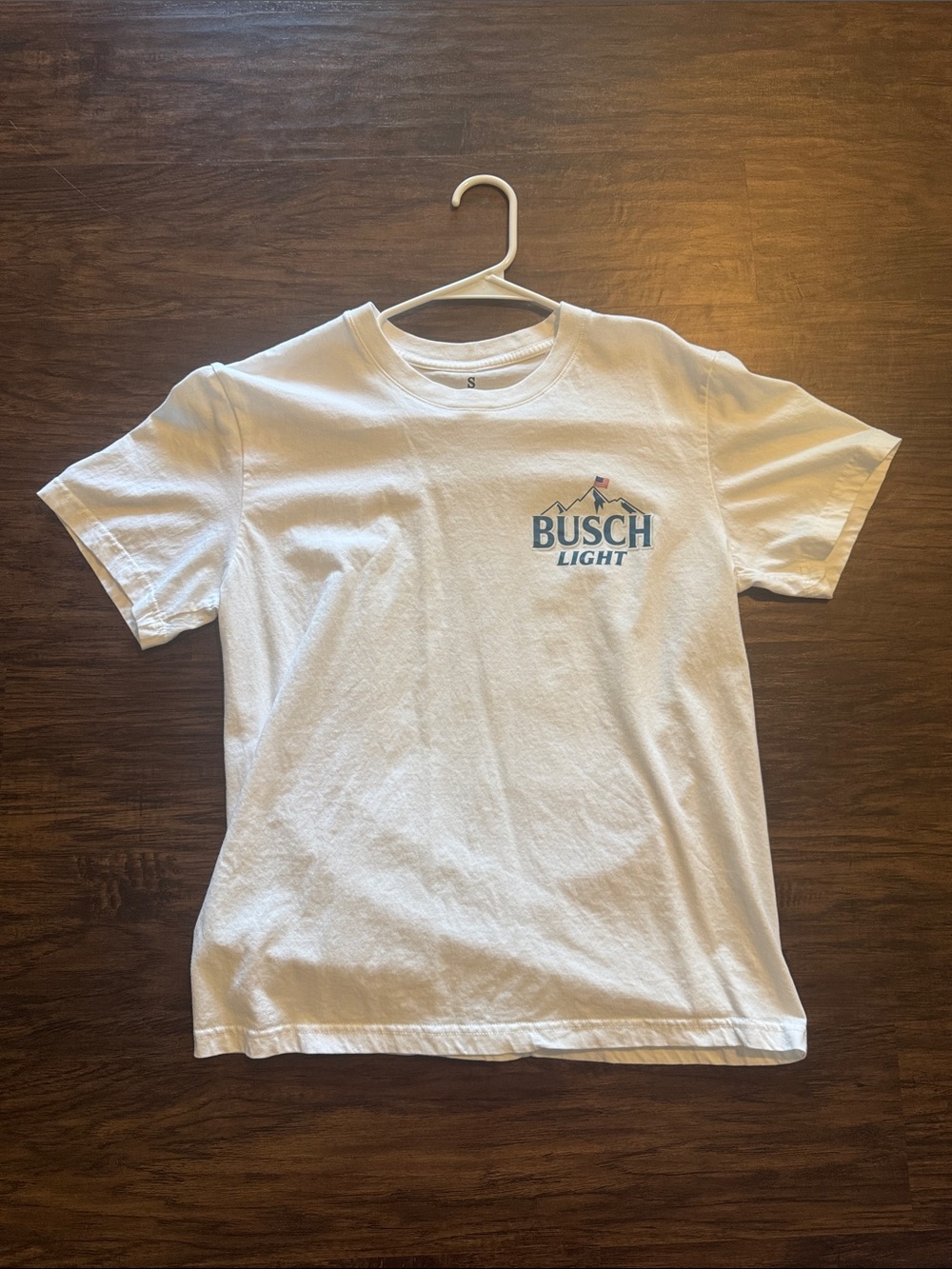 Men's White Logo Crewneck T-Shirt